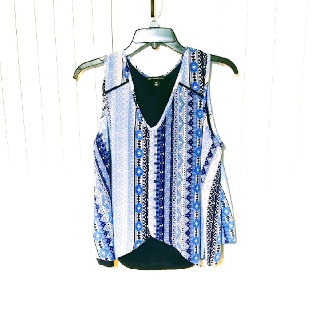 *Zac & Rachel*Tank Top/Sleeveless Top*Women Pm*Southwest/Aztec Design